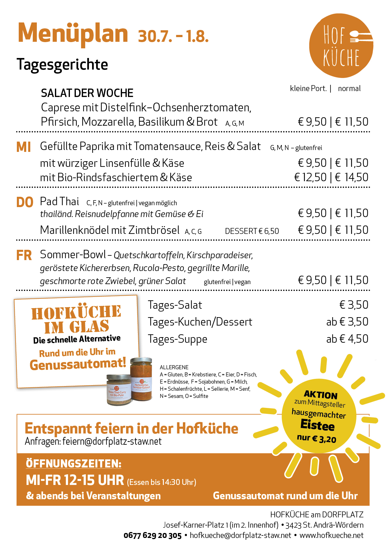 Menüplan